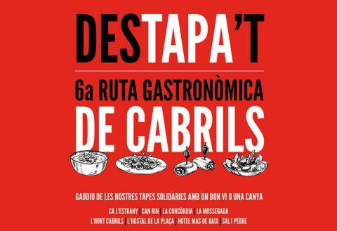 ‘Destapa’t’: arranca en Cabrils la 'Ruta Gastronòmica' más solidaria.