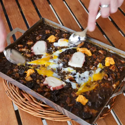 Receta de arroz de pulpo de Le Méridien Ra