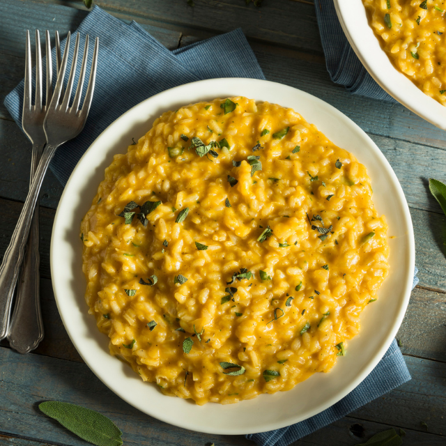 Risottos de otoño: recetas con setas, calabaza y más