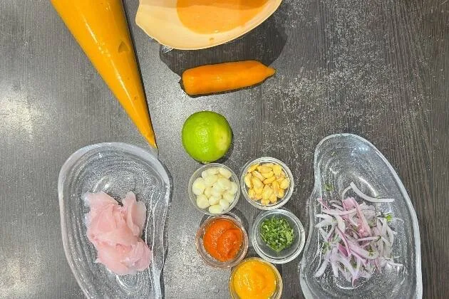 Ceviche de corvina