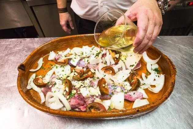 Paletilla de cabrito al horno de Casa Rafa