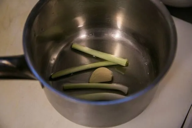 Tortilla abierta con bacalao