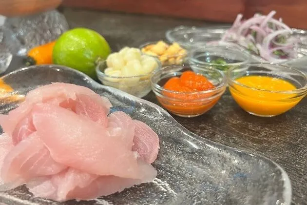 Ceviche de corvina