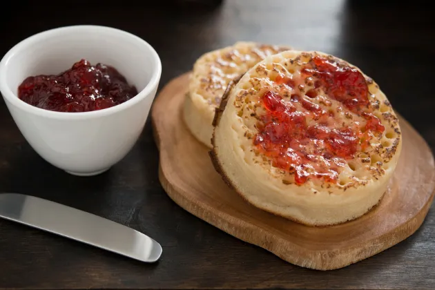 Cómo hacer crumpets: Receta de crumpet 