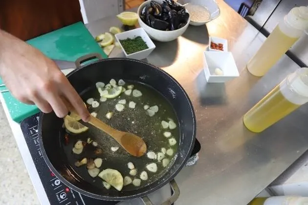 Mejillones al estilo Sivana