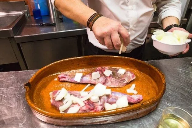 Paletilla de cabrito al horno de Casa Rafa