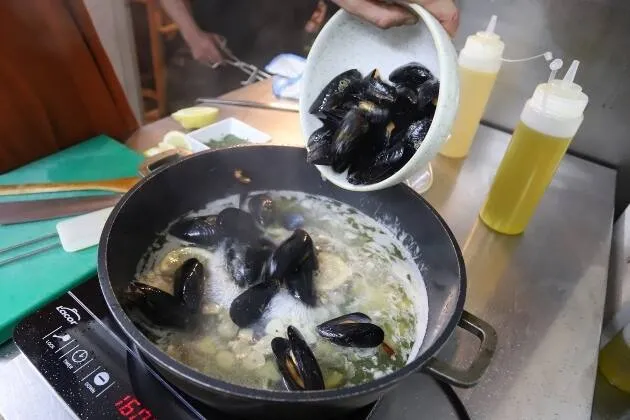 Mejillones al estilo Sivana