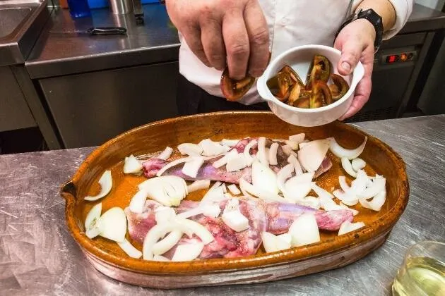 Paletilla de cabrito al horno de Casa Rafa