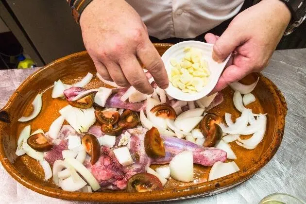 Paletilla de cabrito al horno de Casa Rafa