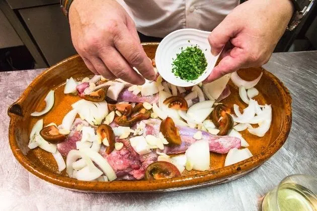 Paletilla de cabrito al horno de Casa Rafa