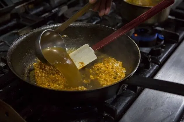 Arroz de gamba roja