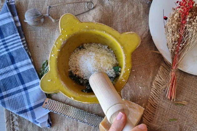 Auténtica pasta al pesto de Boccondivino 