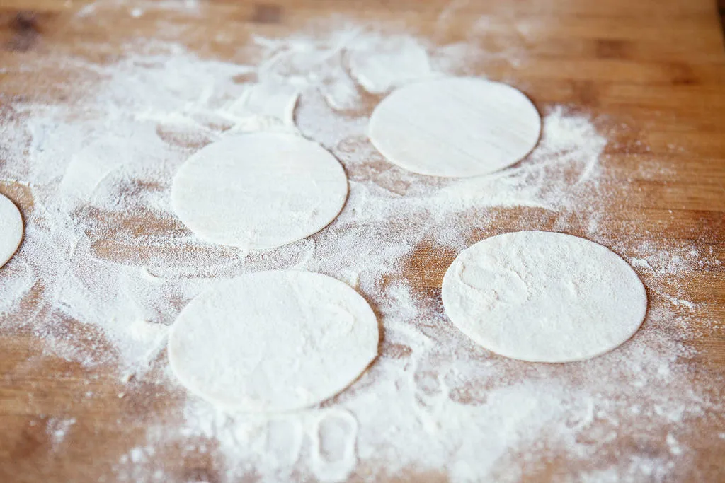 Gyozas de rabo de toro a la cordobesa