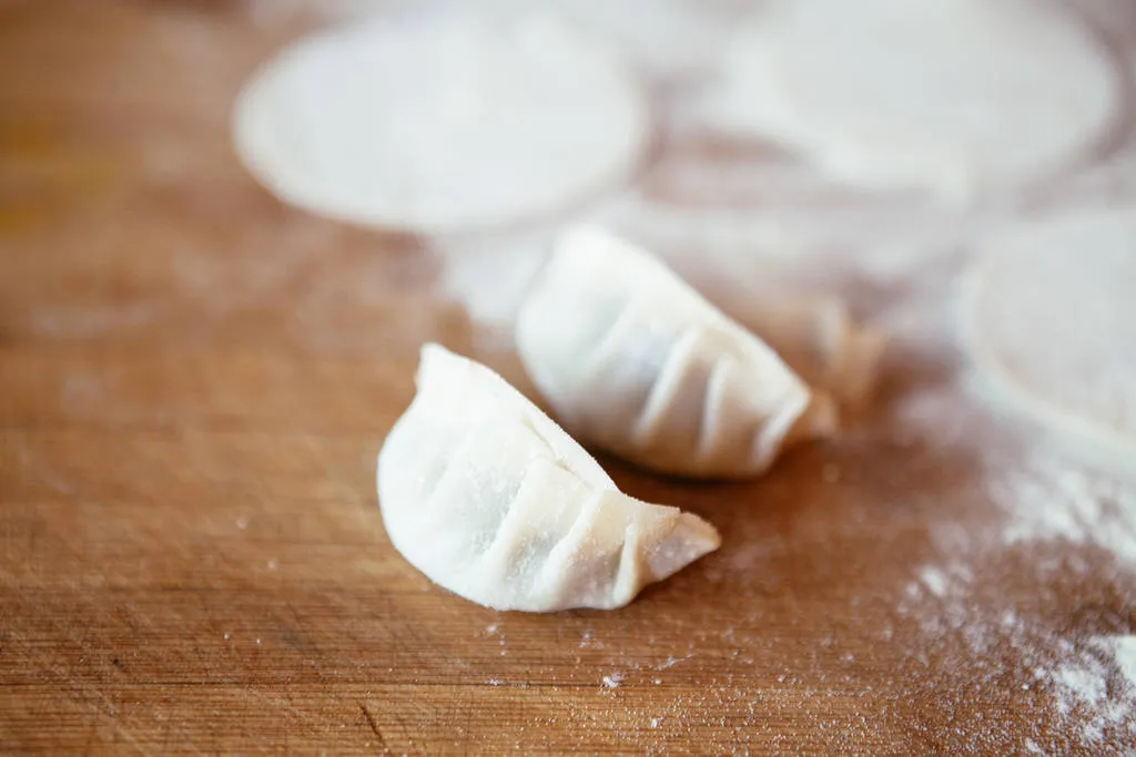 Gyozas de rabo de toro a la cordobesa