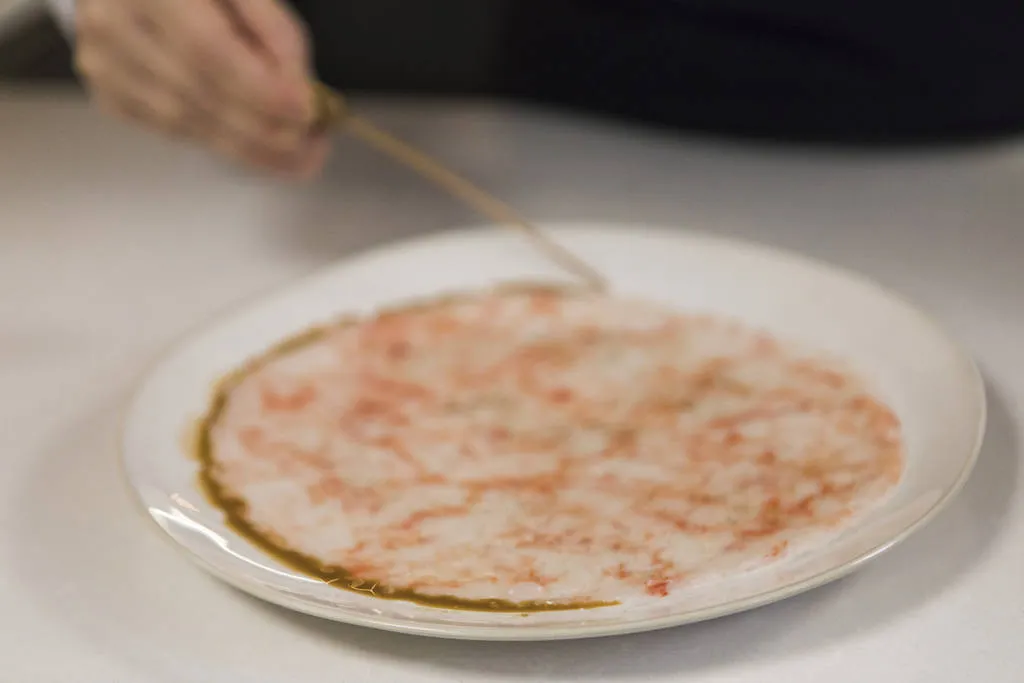 Carpaccio de gambas 