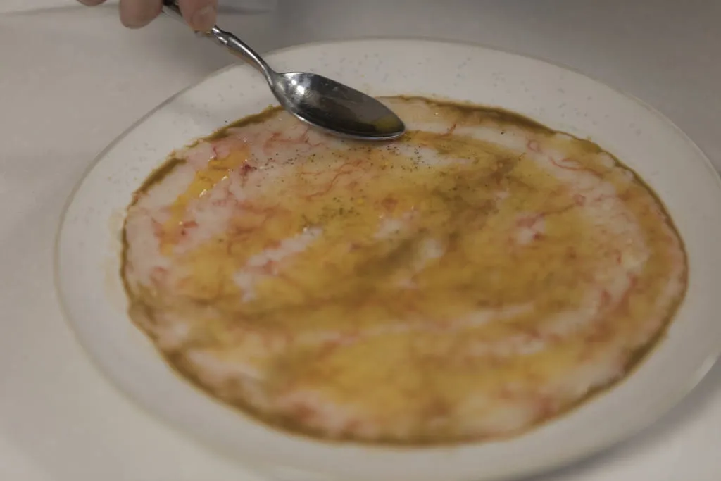 Carpaccio de gambas 