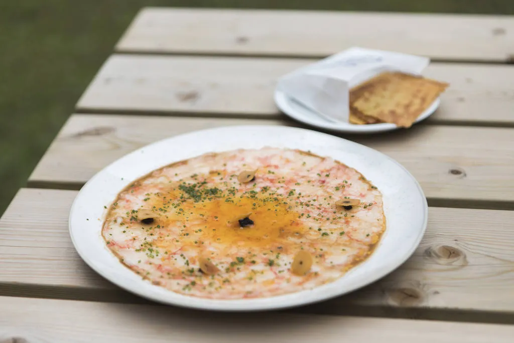 Carpaccio de gambas 