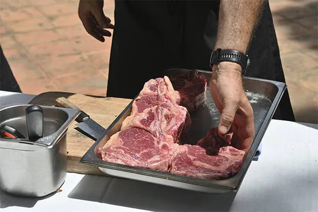 Chuletón a la brasa