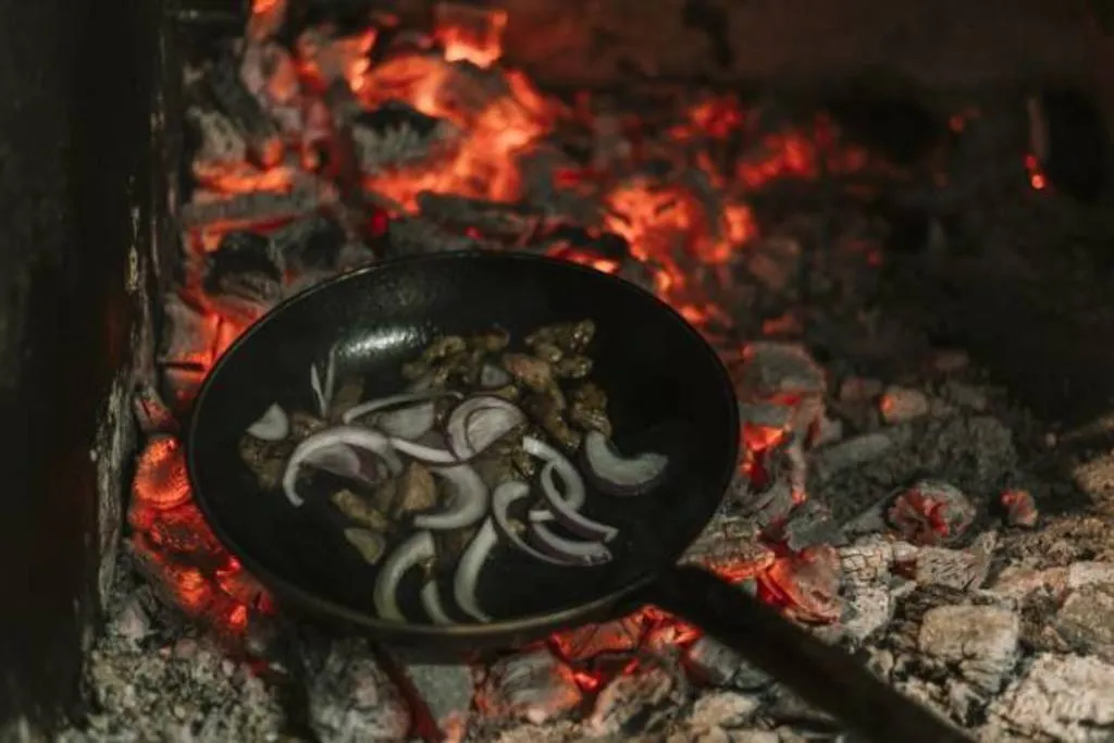 Taco de lomo alto salteado a la brasa