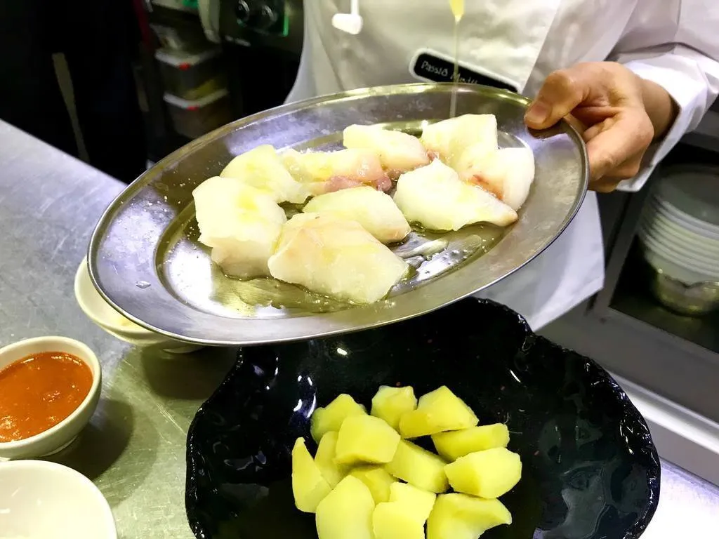  Gazpachuelo de pescado y gambas