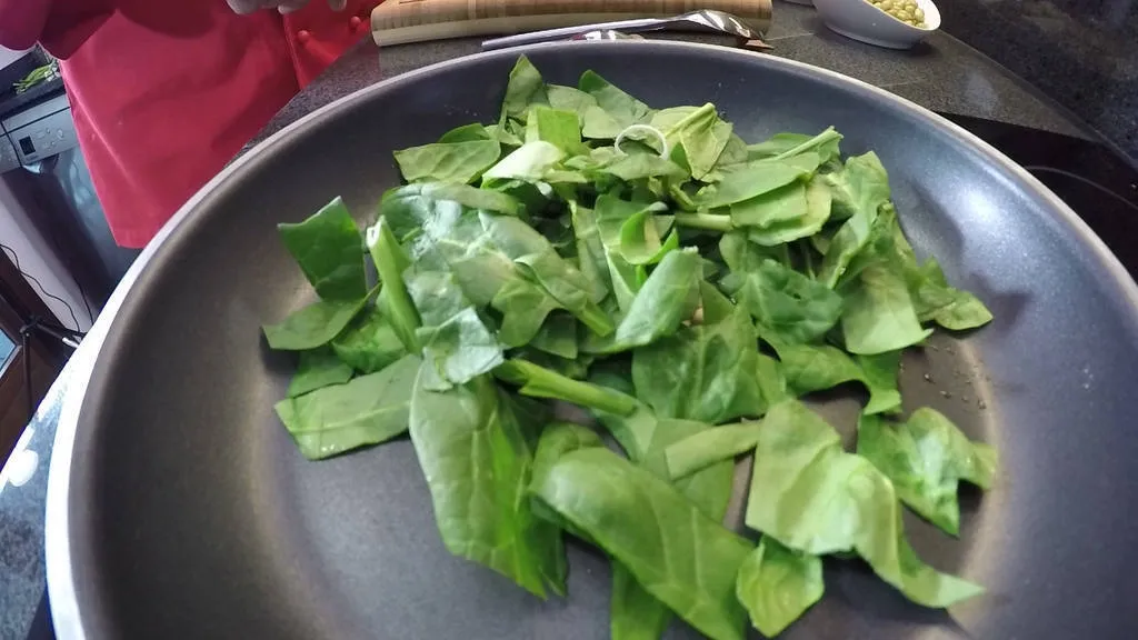 Receta calamares con habitas