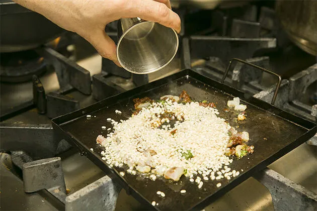 Receta de arroz en llauna