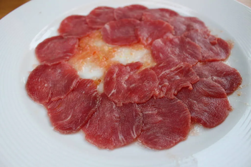 Carpaccio de ternera