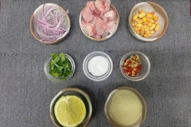 Ceviche al estilo Guatapé