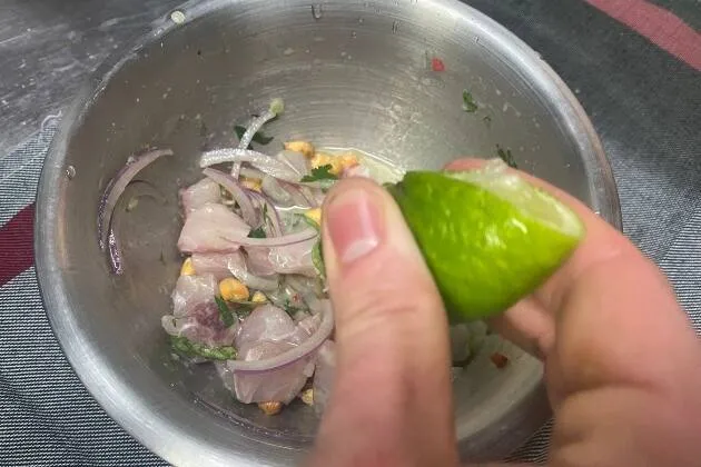 Ceviche al estilo Guatapé