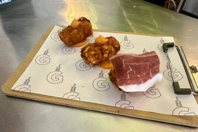 Croquetas de jamón ibérico de bellota de El Cuelgue 