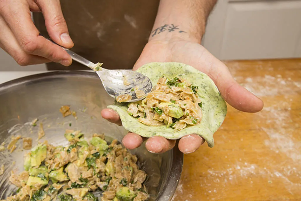 Empanadas de carne vegetal al limón