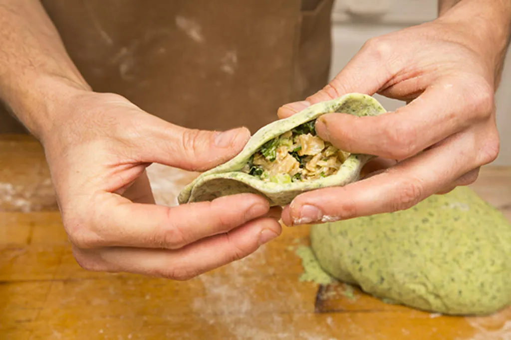 Empanadas de carne vegetal al limón