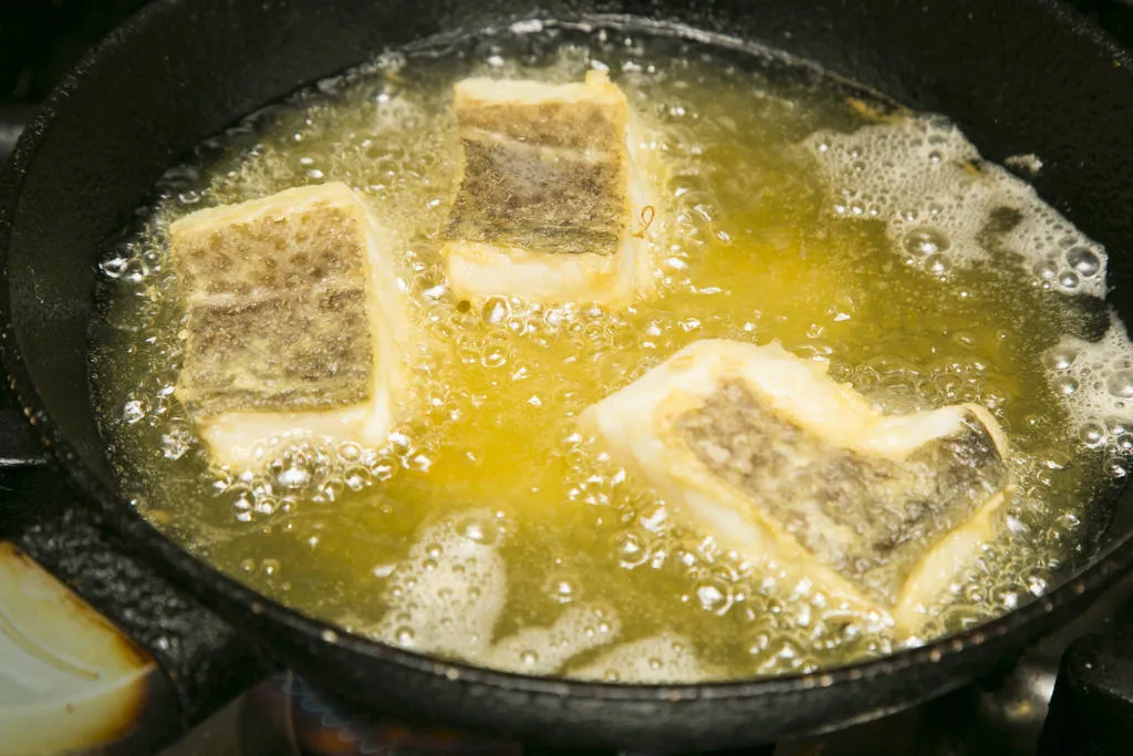 Receta de dados de bacalao