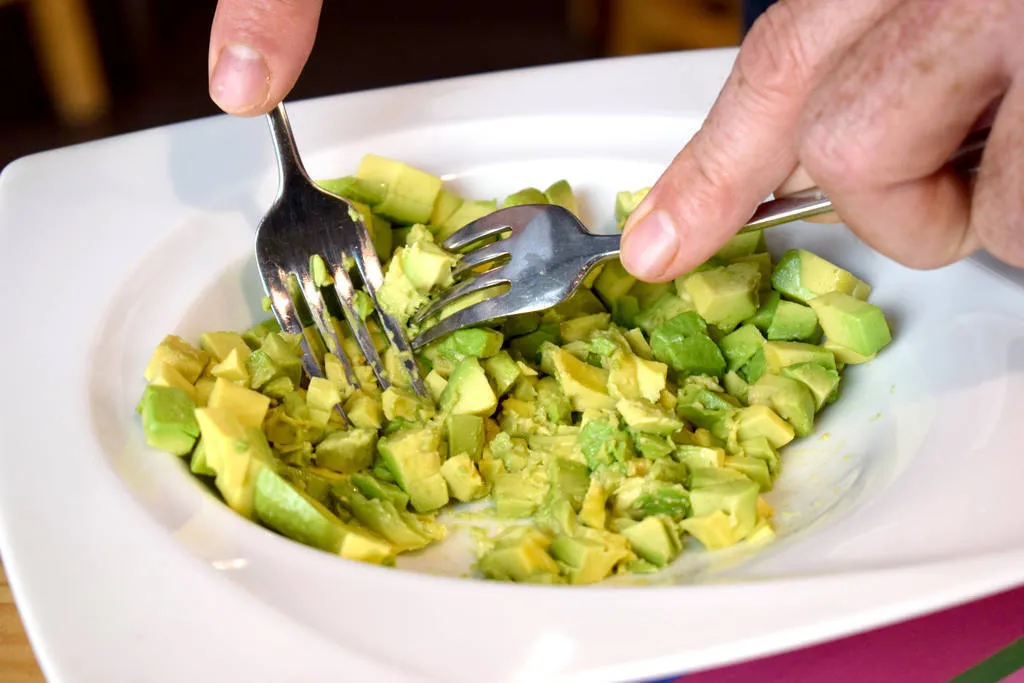 Receta de guacamole