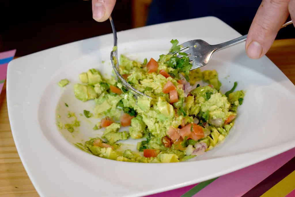 Receta de guacamole