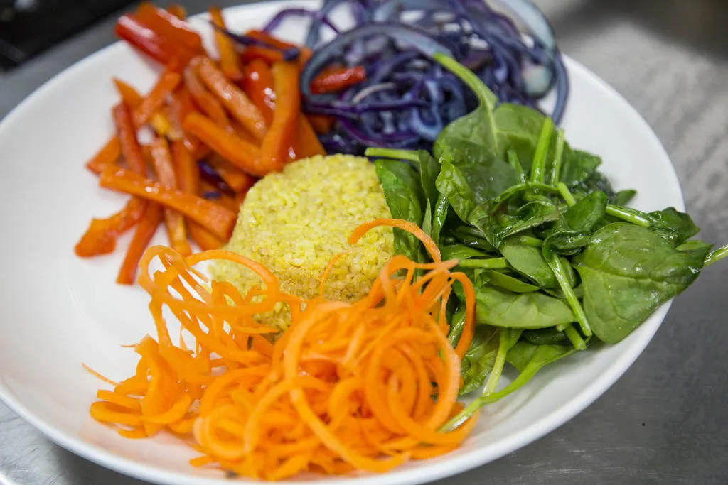 Sweet chili buddha bowl