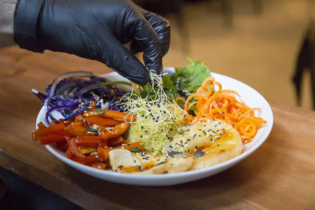 Sweet chili buddha bowl