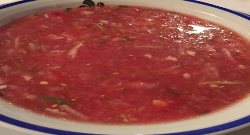 Gazpacho. Mesón de Fuencarral