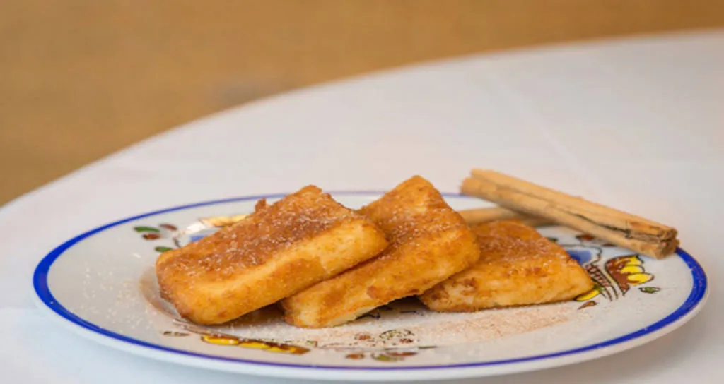 Leche frita castellana. Mesón de Fuencarral