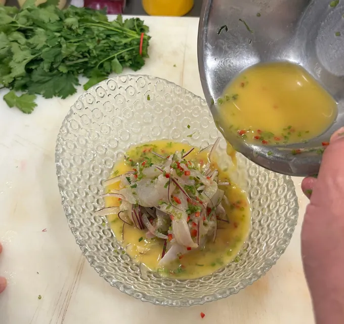 Receta de ceviche tradicional