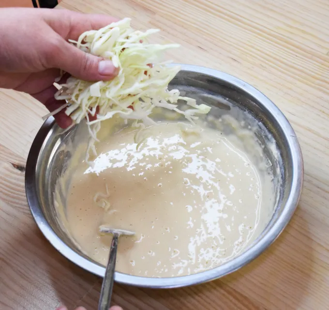 Okonomiyaki de lomo de Shiroi Tsuki