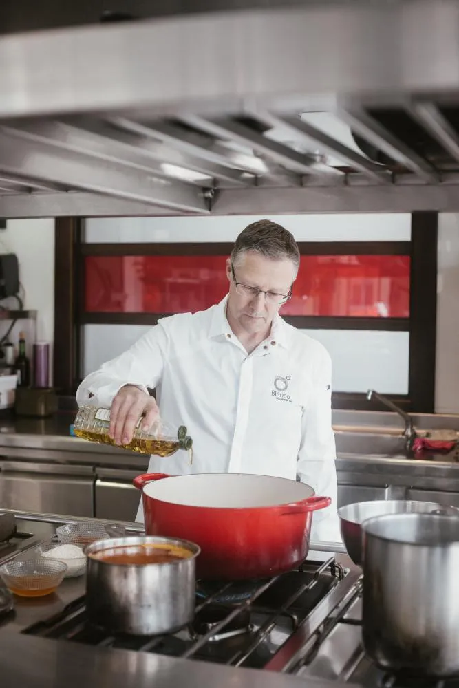 Arroz cremoso con bogavante del Cantábrico 