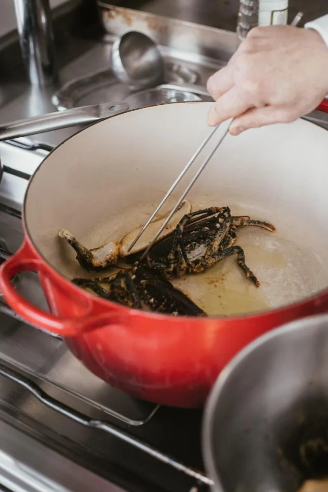 Arroz cremoso con bogavante del Cantábrico 