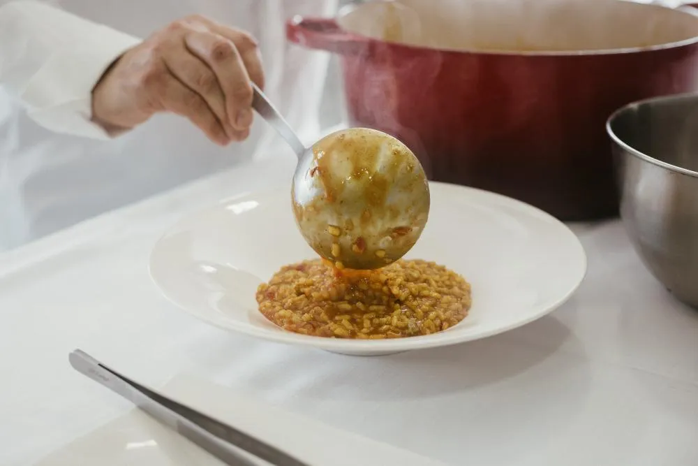 Arroz cremoso con bogavante del Cantábrico 