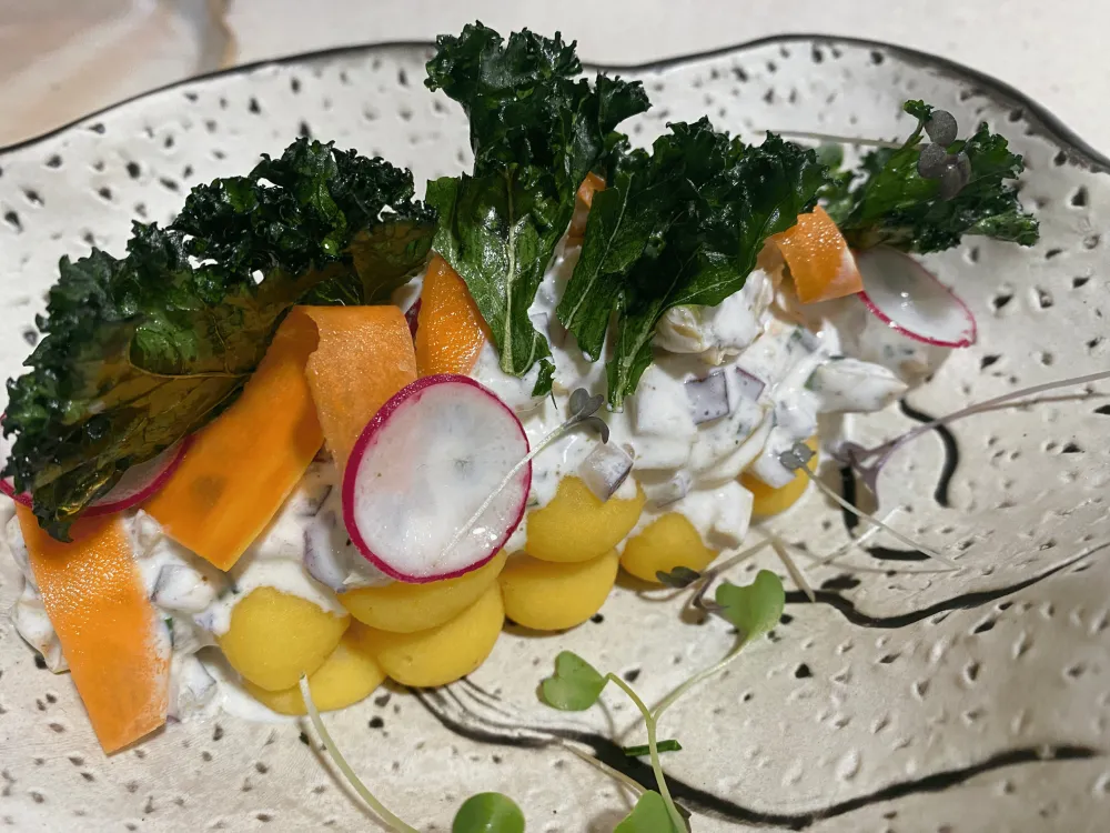 Causa de pollo peruana