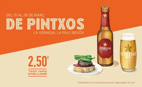 Empieza la 1a edición de la Ruta De Pintxos La Verneda, La Pau y Besòs