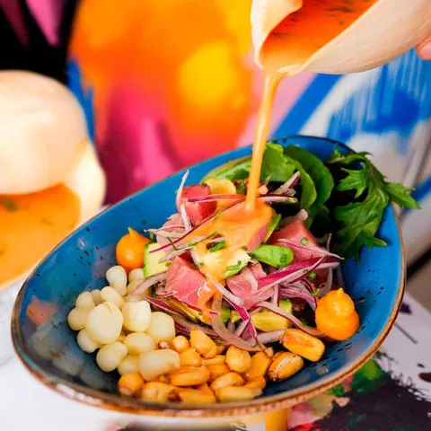 Ceviche de atún rojo salvaje de almadraba