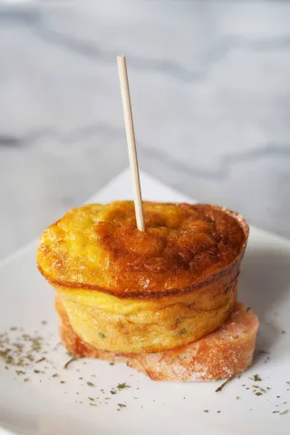 Tortilla de verduras al curry