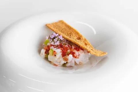 Ceviche de bacalao