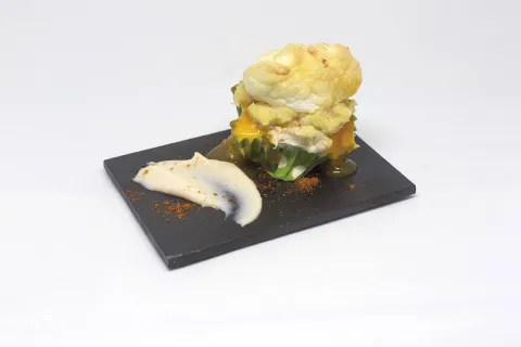 Coulant de parmentier de bacalao